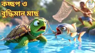 কচ্ছপ ও বুদ্ধিমান মাছ I Turtles and smart fish I Bengali cartoon video। Panchatantra&nbsp;cartoon&nbsp;video।