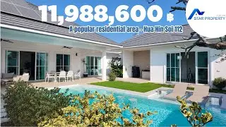 [EP141]11,988,600THB Luxury 4 Beds Pool Villa at Hua Hin Soi112 (A high demand residential location)