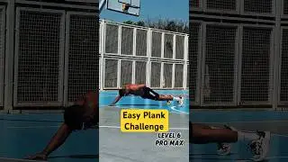 7-Level Easy Plank Challenge. #plank #plankchallenge #fitness #core #abs