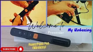 PowerPoint pen with red laser 4K - Awesome cheap presentation - Unboxing - Wireless - Rechargeable