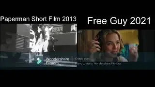 Comparing the ending scenes between Free Guy and Paperman