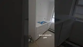 fabricaci&oacute;n y instalaci&oacute;n de encimeras de cocinas modernas..quartz calacatta calacatta gold.