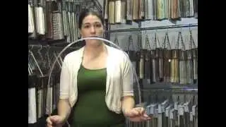 Arched Curtain Rod - www.InteriorDecorating.com