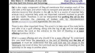Bible Matrix ⑤_67_Clean of leprosy with blood and oil or THz wave in Leviticus
