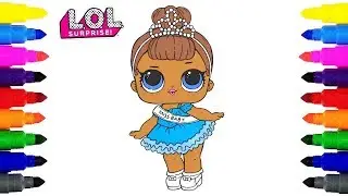 L.O.L Surprise Doll Miss Baby Coloring Pages for Kids