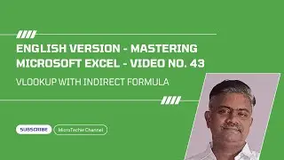English Version &ndash; Video #43 - Mastering Excel: The Ultimate Guide | VLOOKUP with INDIRECT