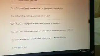 Reading the release notes of Firefox version 100