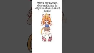 Drawing and animating my new OC: MUFFIN #art #animation #speedart #animestyle #fyp #dontletthisflop