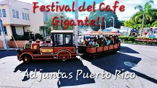 Caminando por el Festival del Cafe Gigante, Adjuntas Puerto Rico