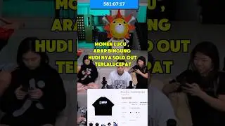 momen lucu reza arap bingung hodie nya langsung sold out #rezaarapoktovian #marapthon #marapthon2