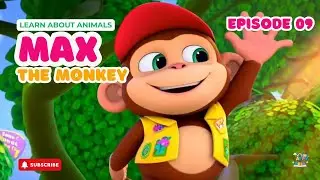 Max the Monkey 🐒 | Learn About Animals for Kids | Fun Jungle Song & Rhyme | Animals Sounds Rhyme