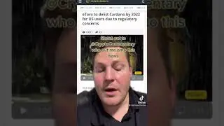 Cardano Gets Delisted From Etoro/ Others to Come?