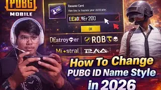How To Change PUBG ID Name style in 2026
