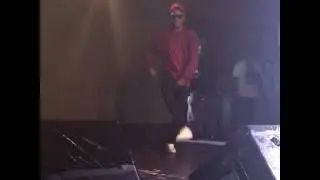YG doing his blood walk