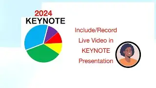 How to Include Live Video in KEYNOTE Presentations #recording #keynote #presentation