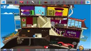 Cutaway Haunted House Escape walkthrough .