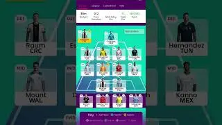FIFA World Cup Fantasy : My Team, Matchday 3 #fifaworldcup #qatar2022 #fantasyfootball