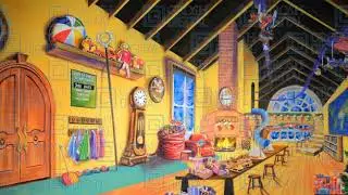 Santa&rsquo;s Workshop | Grosh Digital Projected Backdrops