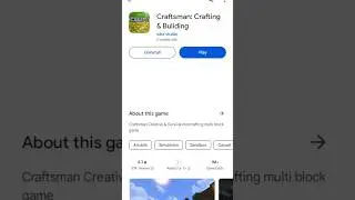 Craftsman Crafting And Buildings #mcpebangla #craftingandbuilding #craftsmancraftingandbuilding