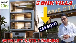 5 BHK Luxury Villa in Wave City NH-24 Ghaziabad | Stilt Parking | Sector-1
