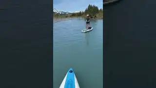 Guiding a Paddle Board Trip down Portage Creek, Alaska