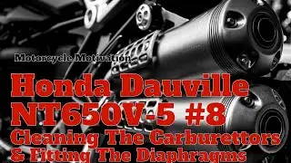 Honda Deauville NT650V5  #8 Carburettor Kit, Pistons, & Installed