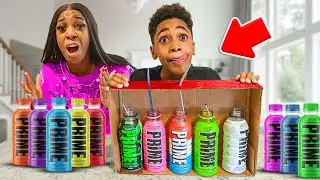 GUESS THE PRIME DRINK CHALLENGE | Eli's Fun World