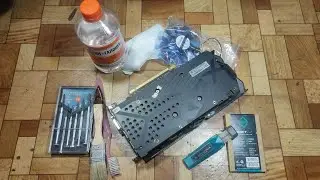 Обслуживание Radeon RX 570 4Gb XFX после майнинга