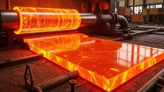 Glass Recycling Factory ASMR ♻️ | Satisfying Industrial Sounds & Full Process