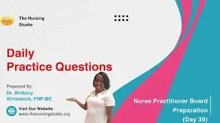Cardiac Questions (Cholesterol, HTN, and Murmurs) for Nurse Practitioner Board Preparation. (Day 39)