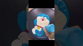 Shorts - How to draw Doraemon Pancake, Cartoon Character, Pancake Art @rainbowpancakeart