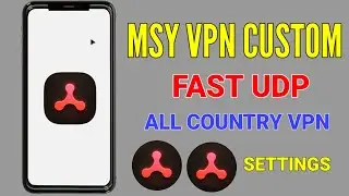 How to set up MSY VPN Custom with UDP All country settings for fast and secure 