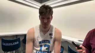 Henri Veesaar Post-Wake Interview | UNC Basketball 