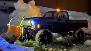 Short Frozen Snow Plowing Vid with Twiztr (4kHD)