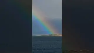 ОГРОМНАЯ РАДУГА над озером Моно, Ли Вининг, Калифорния, 395, Йосемити, двойная радуга
