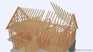 Clip   Revit & 3ds Max   building a timber framed detached house   YouTube 720p   Segment100 00