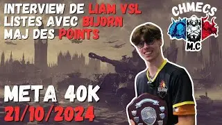 META Warhammer 40K : Interview de Liam Vsl + @bij0rn décrypte des Listes Orks et la MAJ des Points