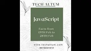 JavaScript Fact 15 Feb to 28 Feb | Learn JavaScript