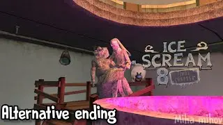 Ice Scream 8 new Alternative Ending || J froze the frost cannon