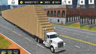 FS18 hay Bales transport truck update  : Farming Simulator 18 Timelapse ! Fs18 Gameplay #fs18