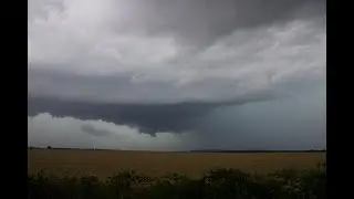 Supercell with wallcloud near Thionville