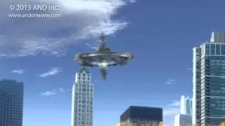 UFO over Chicago - Sci-Fi CG 2014 Series by AND Inc.
