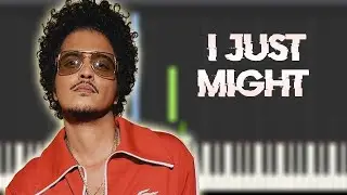 Bruno Mars - I Just Might | Piano