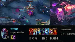 REPLAY HIGH ELO JOGADOR EM DESTAQUE ''Raazgriz'' CHO'GATH