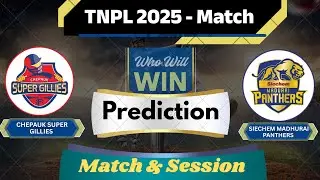 TNPL 2025: Chepauk Super Gillies vs CHM Madurai Panthers Match Preview | 28 June Big Clash
