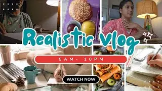 *REALISTIC* Indian Working Mom Routine - Course Details, Earning from Pinterest, Homemaking