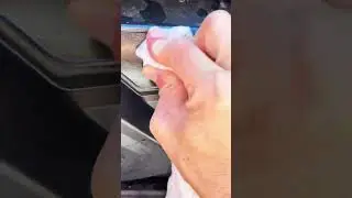Removing stickers from the ATV