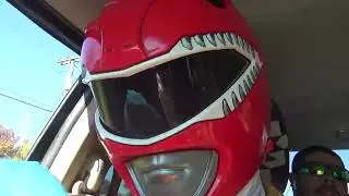 red ranger goes to Christmas parade part 4