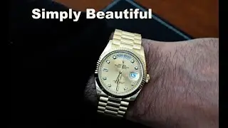 This Rolex Day-Date is Full of Champagne and Diamonds