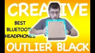 Great Quality Bluetooth Headphones Creative Outlier Black